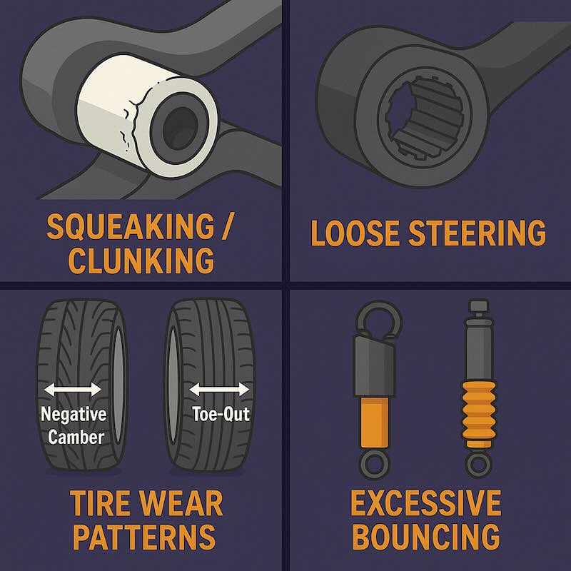 Excessive Bouncing on EZGO Failed Shocks vs Leaf Spring Issues