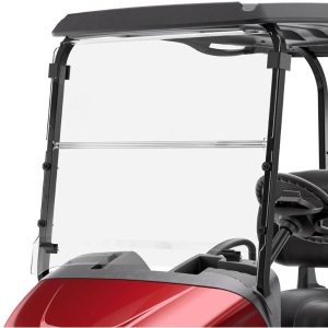 OEM EZGO RXV Split Windshield Kit (54" Blow-Molded Roof)- Genuine EZGO Part #10020145