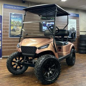 2018 E-Z-GO TXT Lifted • Gas • Limited Edition Rose Gold Storm Body • Street-Ready and American-Built