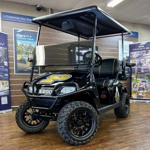 2018 E-Z-GO TXT • Gas • Black Purdue Boilermakers • Street-Ready and American-Built