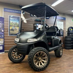 2019 E-Z-GO RXV Elite 2.2 Lifted • Lithium • Matte Black • Street-Ready and American-Built