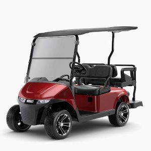 2026 E-Z-GO Freedom RXV 4 Elite 2.2 • Touring • Lithium • Inferno Red • Street-Ready and American-Built