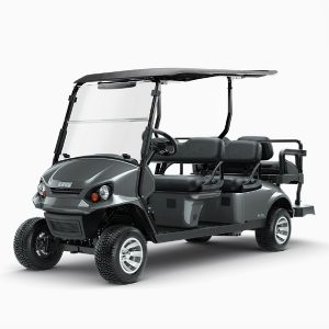 2026 E-Z-GO Express 6 Elite 4.2 • Touring • Lithium • Metallic Charcoal • Street-Ready and American-Built