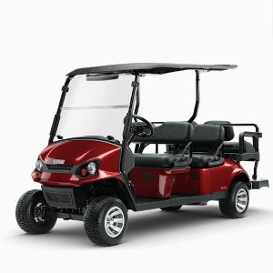 2026 E-Z-GO Express 6 Elite 4.2 • Touring • Lithium • Inferno Red • Street-Ready and American-Built