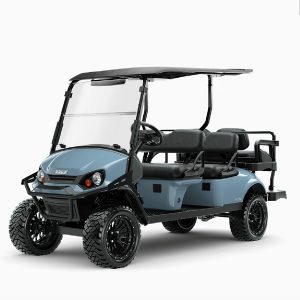 2026 E-Z-GO Express 6 Lifted • Summit • Gas • Ocean Grey • Street-Ready and American-Built