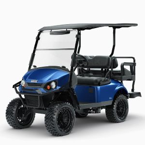 2026 E-Z-GO Express 4 Lifted • Gas • Electric Blue • Street-Ready and American-Built