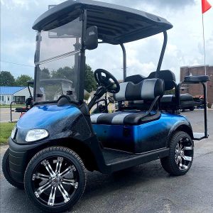 E-Z-GO Freedom RXV, Metallic Blue Black Fade
