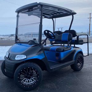 E-Z-GO Freedom RXV, Blue, Charcoal, Black Fade