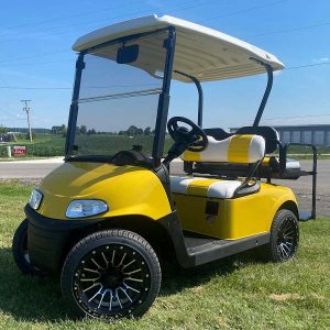 E-Z-GO Freedom 48V RXV – Vibrant Yellow Golf Cart