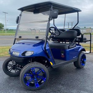 2018 E-Z-GO Gas TXT, Electric Blue