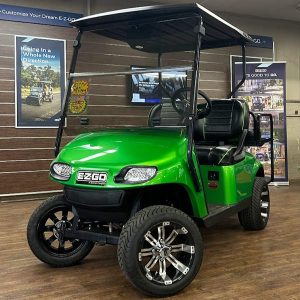 2018 E-Z-GO TXT • Gas • Emerald Green • Street-Ready and American-Built