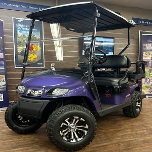 2018 E-Z-GO TXT • Gas • Black/Purple Fade • Street-Ready and American-Built