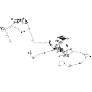 OEM EZGO Golf Cart Main Harness (Advanced Battery 2) Genuine E-Z-GO Part #10006058
