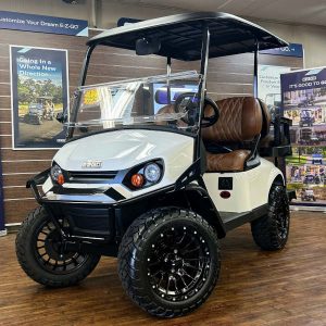 2026 E-Z-GO Express 4 Lifted • Gas • Bright White • Street-Ready and American-Built