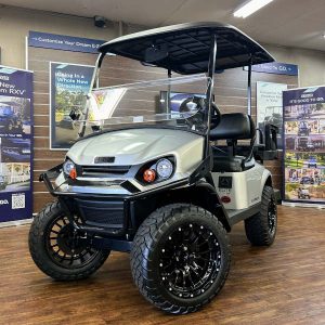 2026 E-Z-GO Express 4 Lifted • Gas • Platinum • Street-Ready and American-Built