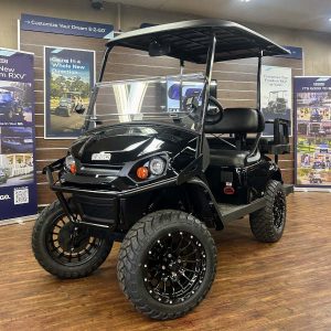 2026 E-Z-GO Express 4 Lifted • Gas • Black • Street-Ready and American-Built
