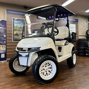2026 E-Z-GO RXV 4 XTL ELiTE Lithium 2.2 Lifted • White Ghost • American-Built • Street-Ready