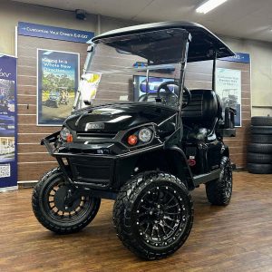 2026 E-Z-GO Express S4 Lifted • Gas • Black • Street-Ready and American-Built