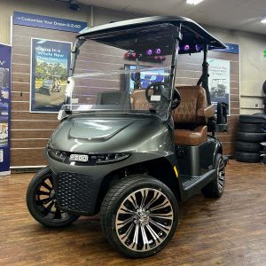 2026 E-Z-GO RXV 4 STL ELiTE Lithium 2.2 • Metallic Charcoal • American-Built • Street-Ready