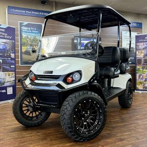 2026 E-Z-GO Liberty X Elite 2.2 Lifted • Lithium • Bright White • Street-Ready and American-Built