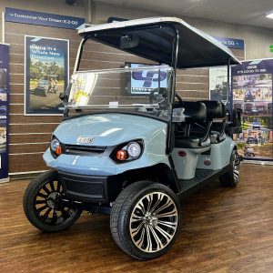 2026 E-Z-GO Express 6 Elite 4.2 • Lithium • Ocean Grey • Street-Ready and American-Built