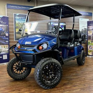 2026 E-Z-GO Express 6 Summit X Lifted • Gas • Electric Blue • Street-Ready and American-Built