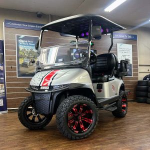 2026 E-Z-GO RXV 4 XT Elite 2.2 Lifted • Lithium • Ohio State Buckeyes • Street-Ready and American-Built