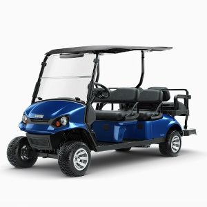 2026 E-Z-GO Express 6 Elite 4.2 • Touring • Lithium • Electric Blue • Street-Ready and American-Built