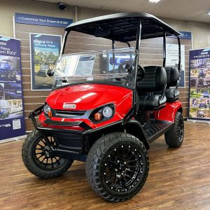 2026 E-Z-GO Liberty X Elite 2.2 Lifted • Lithium • Flame Red • Street-Ready and American-Built