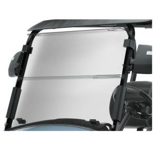 OEM EZGO Golf Cart Tinted Windshield- Split Folding- (EZGO & Cushman) Genuine EZGO Part #10027517