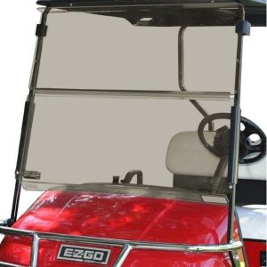 EZGO TXT 3/4" Tinted Fold-Down Windshield