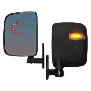 LED Side View Mirrors 12v-48v, Set of 2- PN# ACC-1022