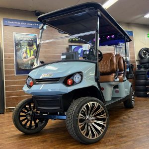 2026 E-Z-GO Express 6 Touring STL Elite 4.2 • Gas • Ocean Grey • Street-Ready and American-Built