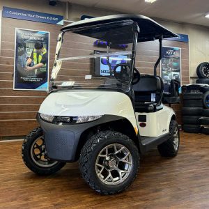 2027 E-Z-GO RXV Valor 4 • Gas • Bright White • Street-Ready and American-Built