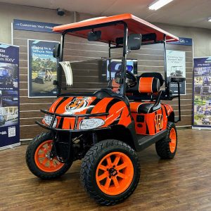 2021 E-Z-GO RXV Elite 2.2 Lifted • Lithium • Cincinnati Bengals • Street-Ready and American-Built