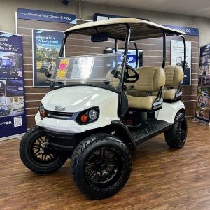 2026 E-Z-GO Liberty X Elite 2.2 Lifted • Lithium • Bright White • Street-Ready and American-Built