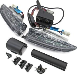 OEM EZGO Golf Cart Halo LED Headlight with Stalk Turn Signal Upgrade Kit- Genuine E-Z-GO Part #10036455