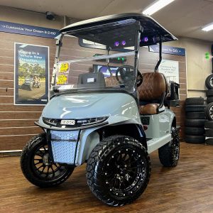 202 E-Z-GO RXV 4 XTL • Lithium • Ocean Grey Phantom • Street-Ready and American-Built