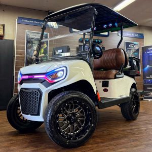 2027 E-Z-GO Liberty 4 XT Elite 2.2 Lifted • Lithium • Bright White • Street-Ready and American-Built