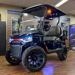 2027 E-Z-GO Liberty 4 XT Elite 2.2 Lifted • Lithium • Patriot Blue • Street-Ready and American-Built