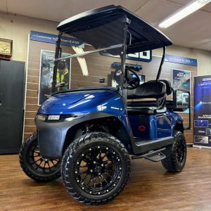 2027 E-Z-GO RXV Valor Lifted • Gas • Electric Blue • Street-Ready and American-Built
