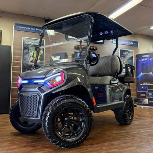 2027 E-Z-GO Liberty 4 XT Elite 2.2 Lifted • Lithium • Metallic Charcoal • Street-Ready and American-Built
