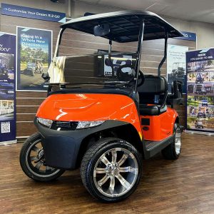 2027 E-Z-GO RXV Valor 4 • Gas • Solar Flare • Street-Ready and American-Built