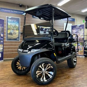 2027 E-Z-GO RXV Valor Lifted • Gas • Black • Street-Ready and American-Built
