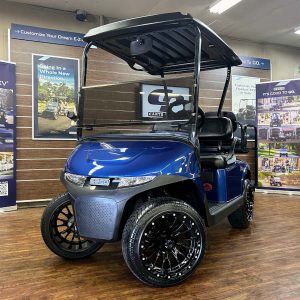 2027 E-Z-GO RXV Valor • Gas • Electric Blue • Street-Ready and American-Built