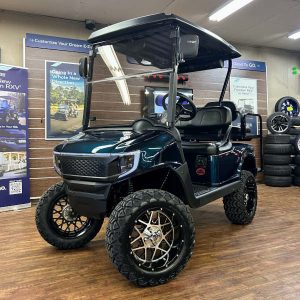 2021 E-Z-GO RXV Elite 2.2 Lifted • Lithium • Deep Sea Metallic Apex • Street-Ready and American-Built