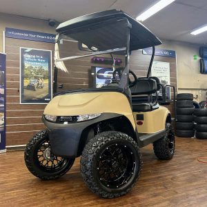2027 E-Z-GO RXV Valor Lifted • Gas • Dune • Street-Ready and American-Built