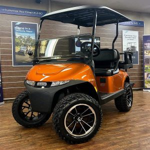 2027 E-Z-GO RXV Valor 4 Lifted • Gas • Sunburst • Street-Ready and American-Built