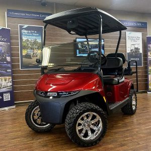 2027 E-Z-GO RXV Valor• Gas • Inferno Red • Street-Ready and American-Built