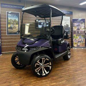 2027 E-Z-GO RXV Valor • Gas • Purple with Black Trim Street-Ready and American-Built